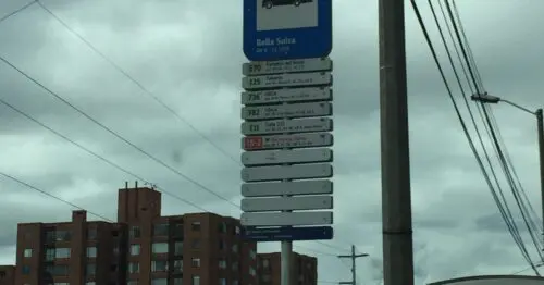 PARADERO SITP BARRIO BELLA SUIZA  011A01